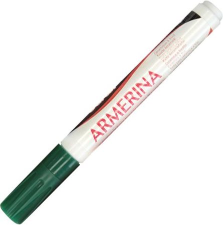 Флумастер за порцелан DARWI ARMERINA  без печене 2 mm /6 ml – тъмно зелена