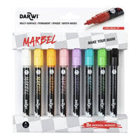 DARWI Marbel комплект акрилни маркери 2 mm Light