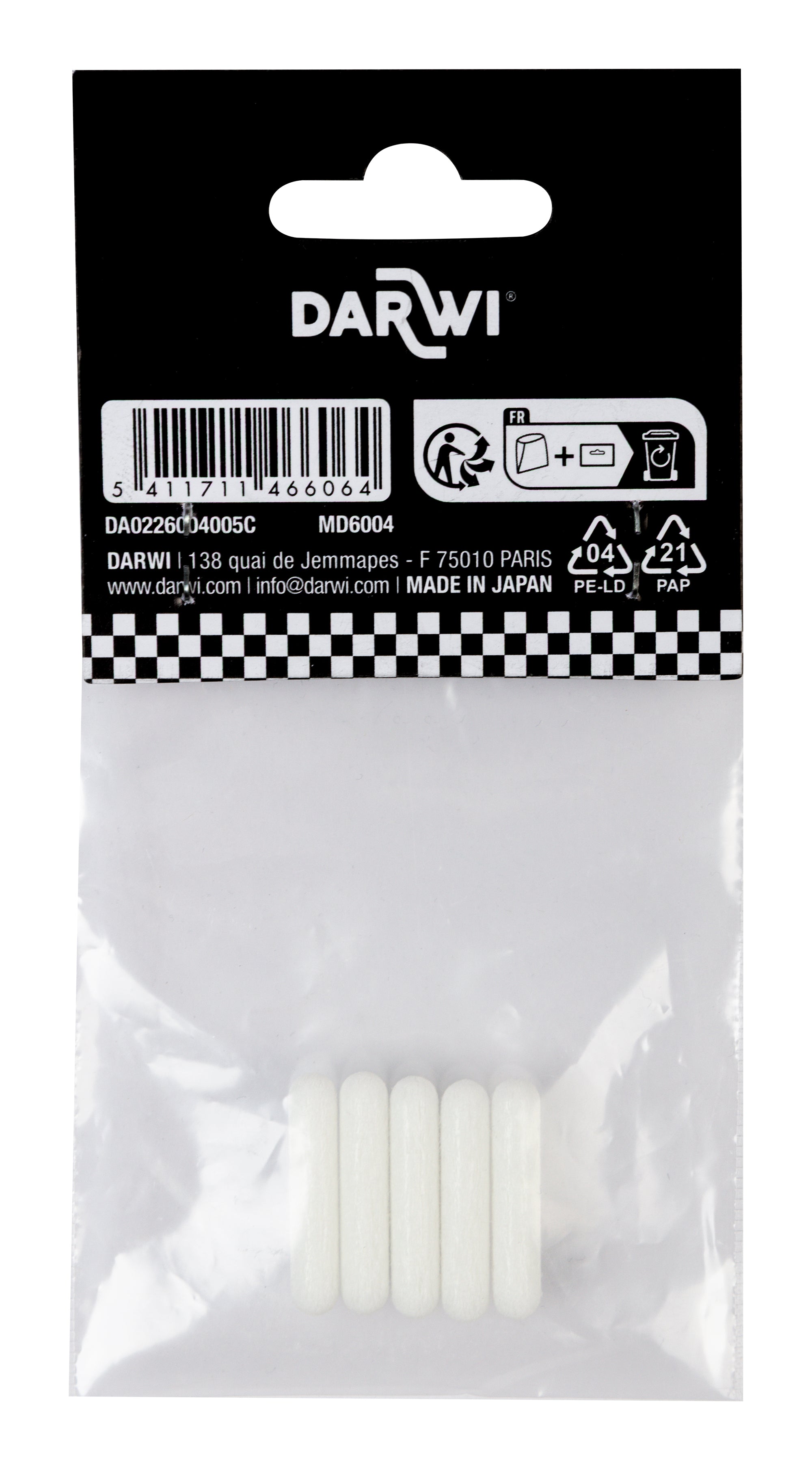 DARWI Marbel резервни писци 4 mm – 5 бр.