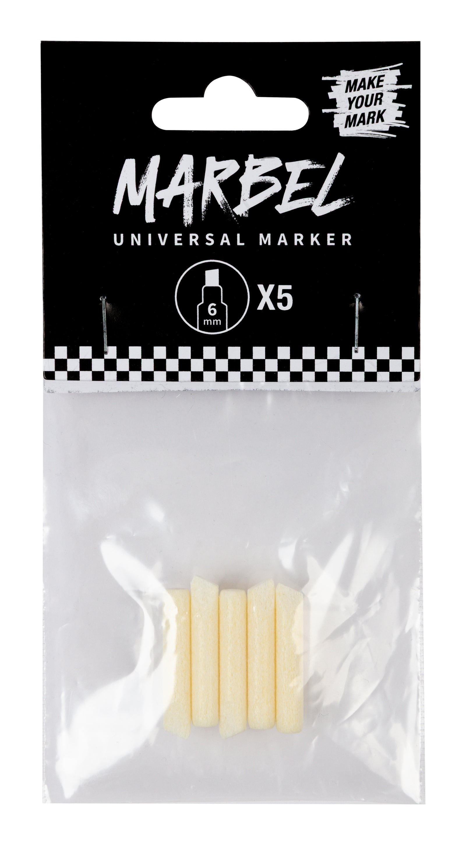 Резервни писци за маркери DARWI Marbel 6 mm – 5 бр.