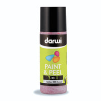 Отлепваща се боя за стъкло DARWI Paint & Peel 3в1 80 ml – червено с брокат