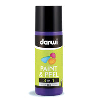 Отлепваща се боя за стъкло DARWI Paint & Peel 3в1 80 ml – лилаво