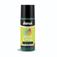 Отлепваща се боя за стъкло DARWI Paint & Peel 3в1 80 ml – мъхесто зелено
