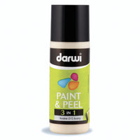 Отлепваща се боя за стъкло DARWI Paint & Peel 3в1 80 ml – слонова кост