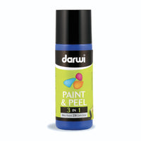 Отлепваща се боя за стъкло DARWI Paint & Peel 3в1 80 ml – тъмносиньо