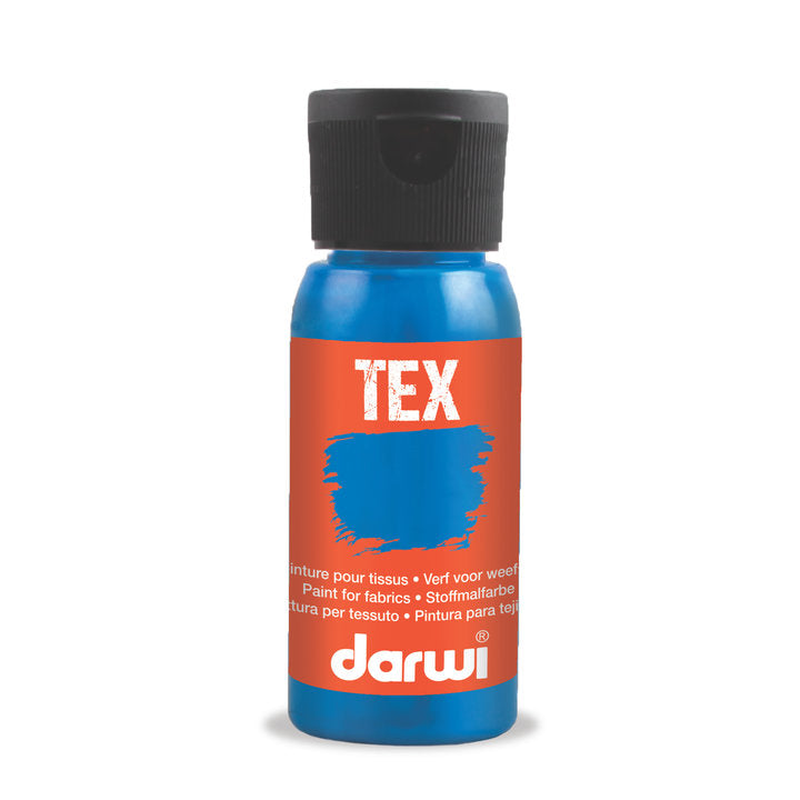 DARWI TEX Боя за тъкани 50 ml – 203 антично синьо