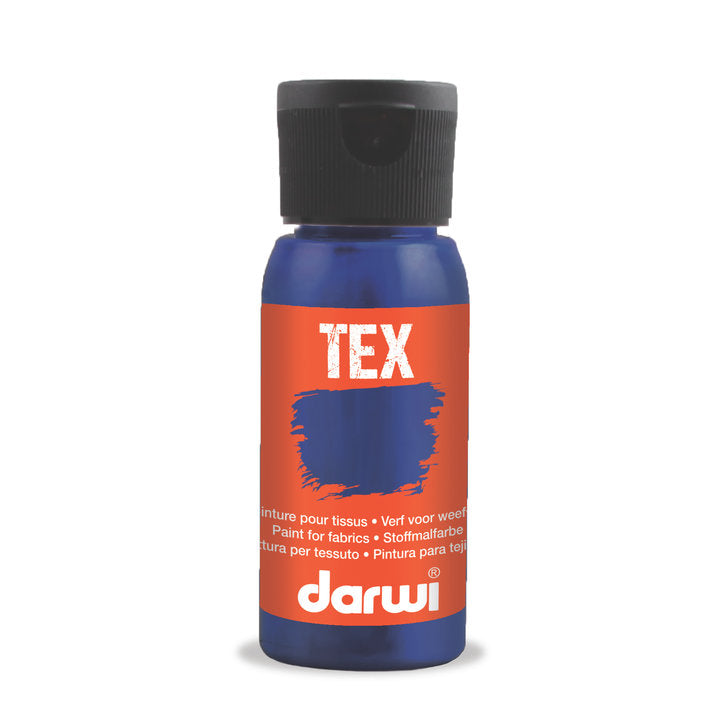 DARWI TEX Боя за тъкани 50 ml – 236 тъмно синьо