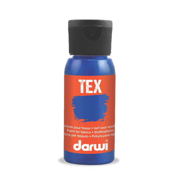 DARWI TEX Боя за тъкани 50 ml – 256 ултрамарин синьо