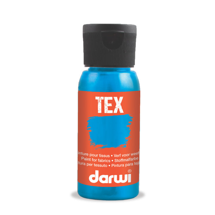 DARWI TEX Боя за тъкани 50 ml – 280 тюркоазено синьо