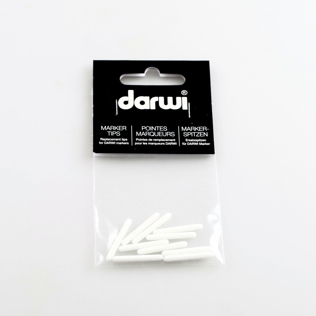 DARWI Tex Glitter резервни писци за текстил 2 mm – 10 бр.