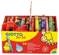 Дебели кръгли цветни моливи GIOTTO be-bè училищна опаковка
