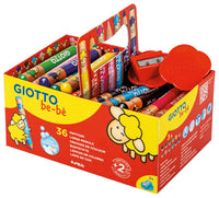 Дебели кръгли цветни моливи GIOTTO be-bè училищна опаковка