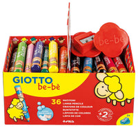 Дебели кръгли цветни моливи GIOTTO be-bè училищна опаковка