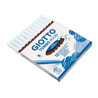 Дебели миещи се флумастери GIOTTO Turbo Maxi 5 mm – кафява