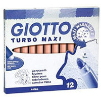 Дебели миещи се флумастери GIOTTO Turbo Maxi 5 mm – телеснорозова
