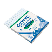 Дебели миещи се флумастери GIOTTO Turbo Maxi 5 mm – тревнозелена