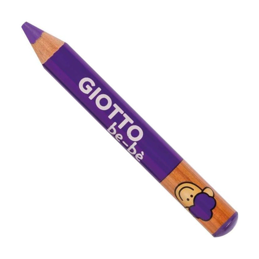 Дебели обли цветни моливи GIOTTO Be-Be – 12 цвята