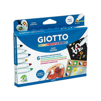 Декоративен флумастер GIOTTO Decor materials - комплект 6 бр. — изображение 1