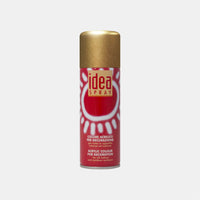 Декоративна боя в спрей и лак MAIMERI Idea Spray 200 ml – Златист пайет