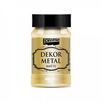 Декоративна боя Pentart 100 ml матов металик — изображение 2