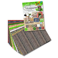 Декоративна хартия Folia Strukturen 24 x 34 cm / 26 листове — изображение 1