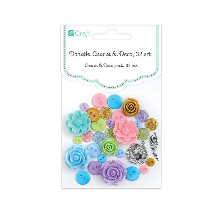 Декоративни аксесоари Charm & Deco So Pastel - опаковка от 32 броя — изображение 1