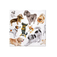 Декупажни салфетки - Dogs Happiness  - 1бр. — изображение 1