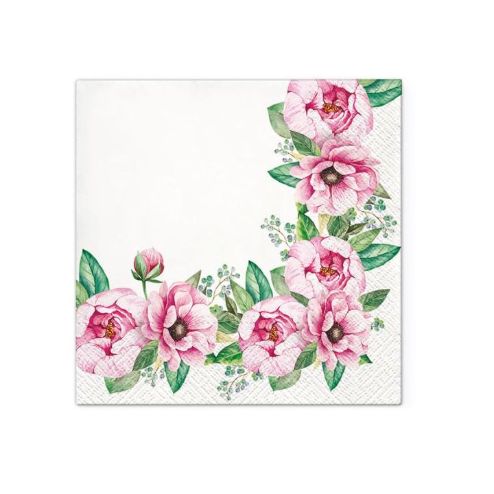 Декупажни салфетки - Floral Border  - 1бр. — изображение 1