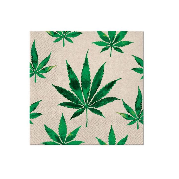 Декупажни салфетки - Marihuana  - 1бр. — изображение 1