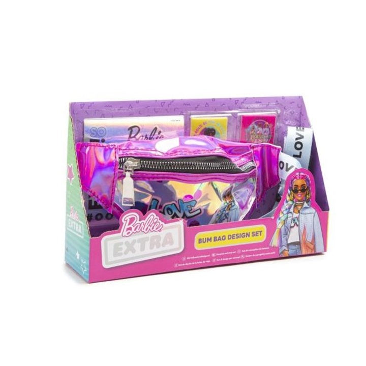 Детска чантичка за кръст Barbie със стикери — изображение 1