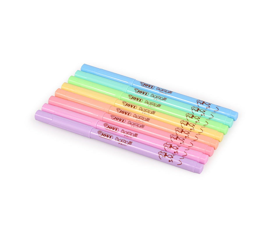 Детски флумастери JOVI Kawaii / комплект 8 бр. - 3 mm