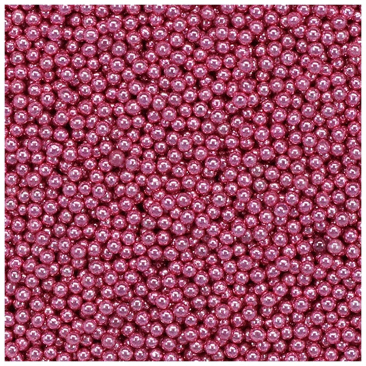Дребни стъклени перли Pentart 40 гр – розовозлатна