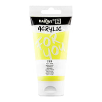 Акрилна боя DARWI Acryl 75 ml – Неоново жълто