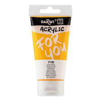 Акрилна боя DARWI Acryl 75 ml – Индийско жълто