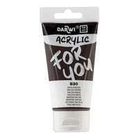 Акрилна боя DARWI Acryl 75 ml – Ван Дайк кафяво