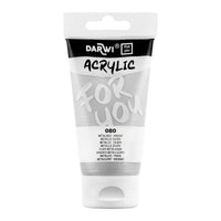Акрилна боя DARWI Acryl 75 ml – Металик сребро