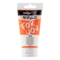Акрилна боя DARWI Acryl 75 ml – Пирол вермилион