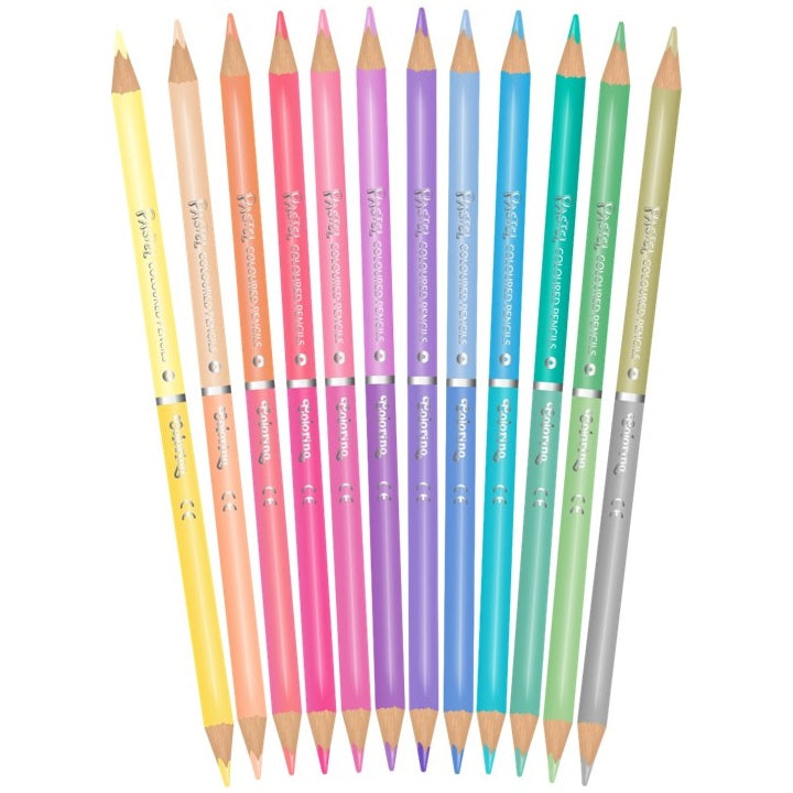 Двустранни пастелни моливи Colorino — изображение 2