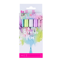 ROYAL TALENS Ecoline комплект акварелни четкови маркери PASTEL - 5 бр.
