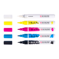 ROYAL TALENS Ecoline комплект акварелни четкови маркери PRIMARY 5 цвята