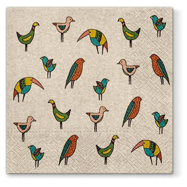 Еко салфетка за декупаж Bird Friends - 1 брой — изображение 1