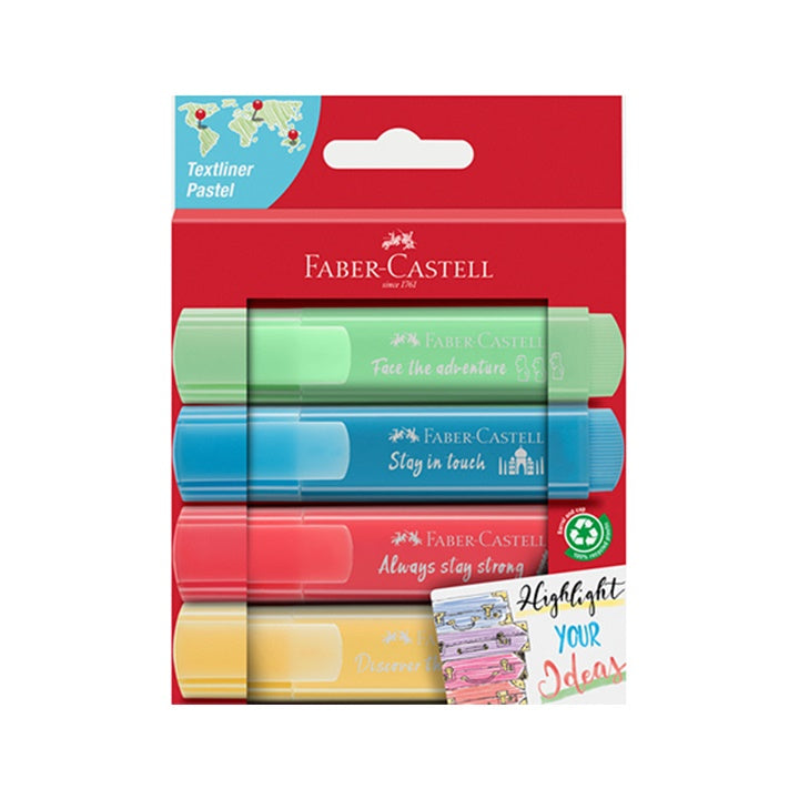 FABER CASTELL Комплект хайлайтър 4 бр. — изображение 1