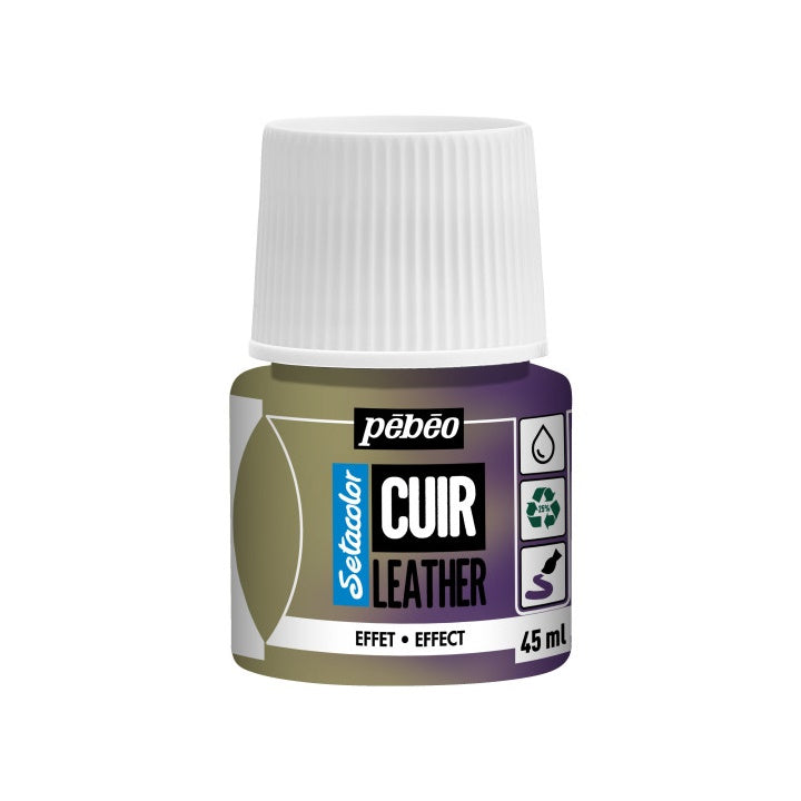Боя за кожа Pebeo Setacolor effect 45 ml – дуохромно жълто/виолетово