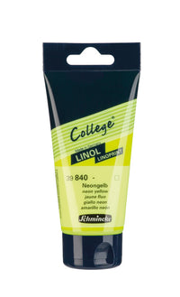 Боя за линогравюра Schmincke College Linol 75 ml – 840 Неоново жълто
