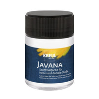 Боя за светъл и тъмен текстил JAVANA 50 ml – White