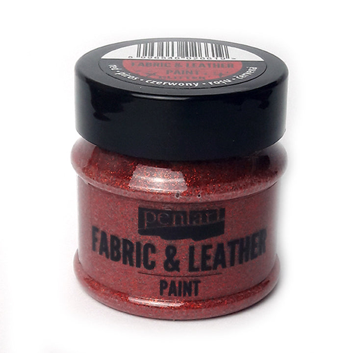 Боя за текстил и кожа Pentart 50 ml – Glittering red