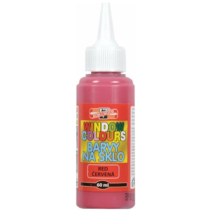 Бои за стъкло KOH-I-NOOR 60 ml – Червено
