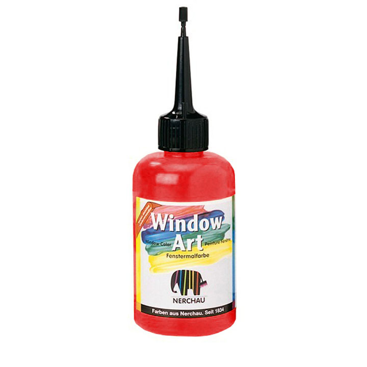 Бои за стъкло Window Art 80ml – блестящо червена
