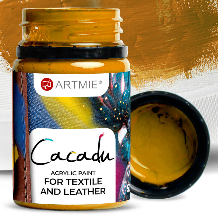 Бои за текстил и кожа ARTMIE CACADU 50 ml – 6 жълта охра