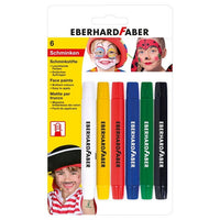 Бои за лице в молив  Eberhard Faber 6 бр - тънки — изображение 1